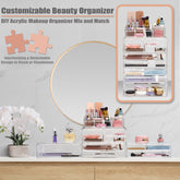 Cosmetic Storage Box (6 Drawer 3Pc)
